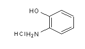 2-氨基苯酚盐酸盐结构式