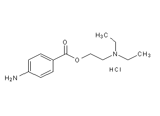 盐酸普鲁卡因结构式