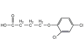 2,4-二氯苯氧丁酸结构式
