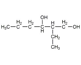 2-乙基-1,3-己二醇结构式